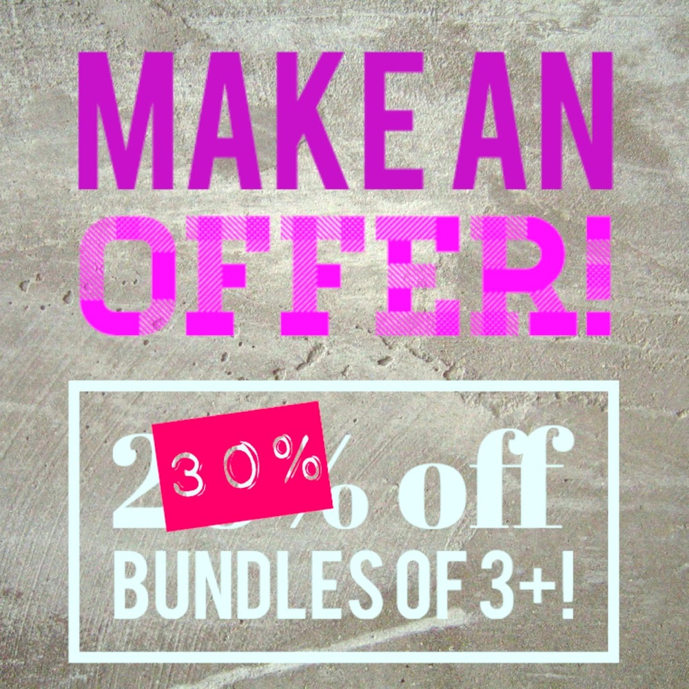 Happy to entertain offers! 30% bundle discount!